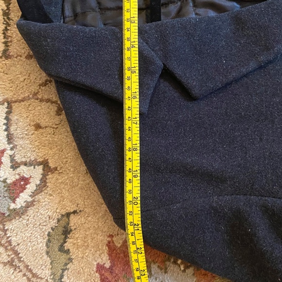 Men's Heavy Wool Single-Breasted Coat - Picture 5 of 6